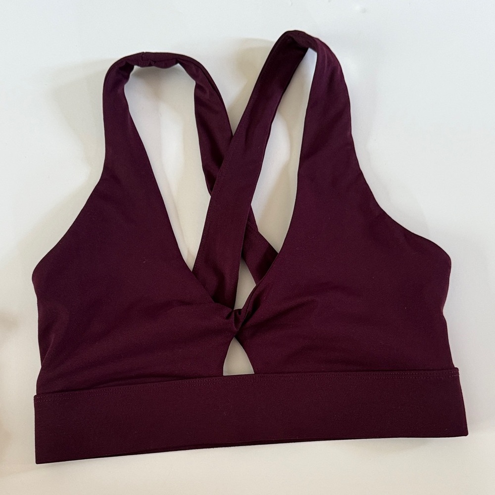 Fabletics ~ Sports Bra ~ Small ~ Merlot